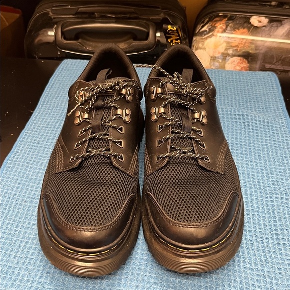 Dr. Martens Black Leather and Mesh Derbys - Picture 4 of 6